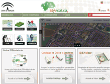 Tablet Screenshot of ideandalucia.es